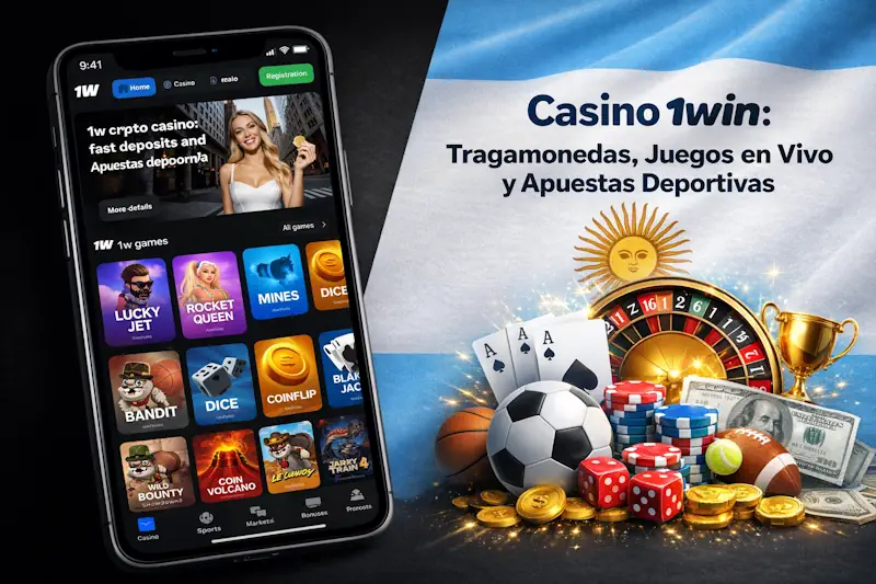 Casino 1win: Tragamonedas, Juegos en Vivo y Apuestas Deportivas