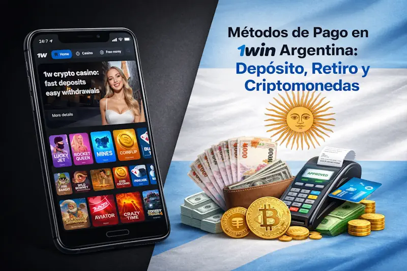 Depósito y Retiro en 1win – Métodos, Plazos y Comisiones